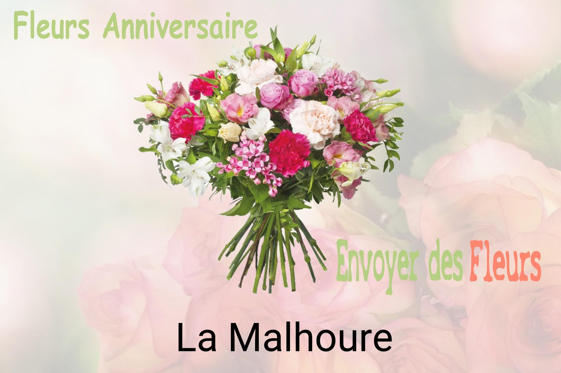 Bouquet de fleurs d’anniversaire livré à La Malhoure